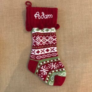 Know someone named Adam? Christmas stocking